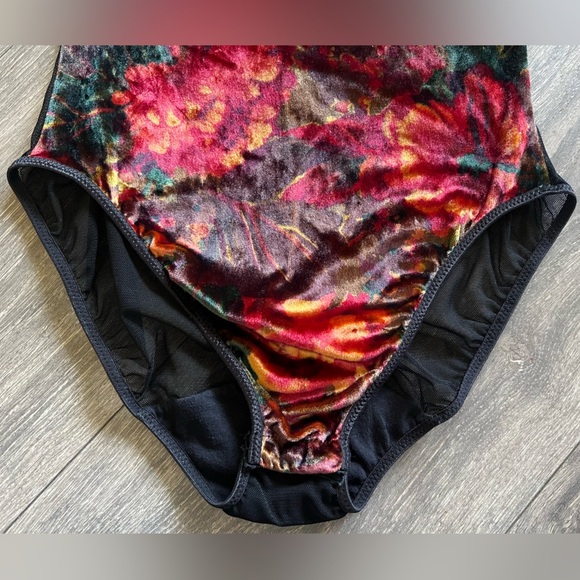 Vintage Victorias Secret 80s/90s Gold Label Teddy Sheer Velvet Bodysuit Size 34 - Picture 6 of 12